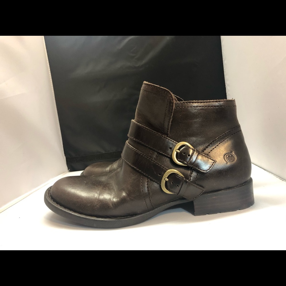 Born Leather Ankle Boots